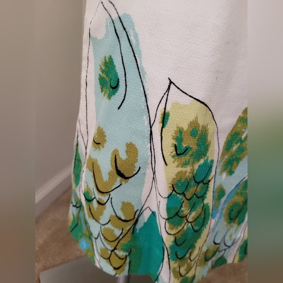 We love Vera Koi Anthropologie green dress size 2 - Picture 3 of 3